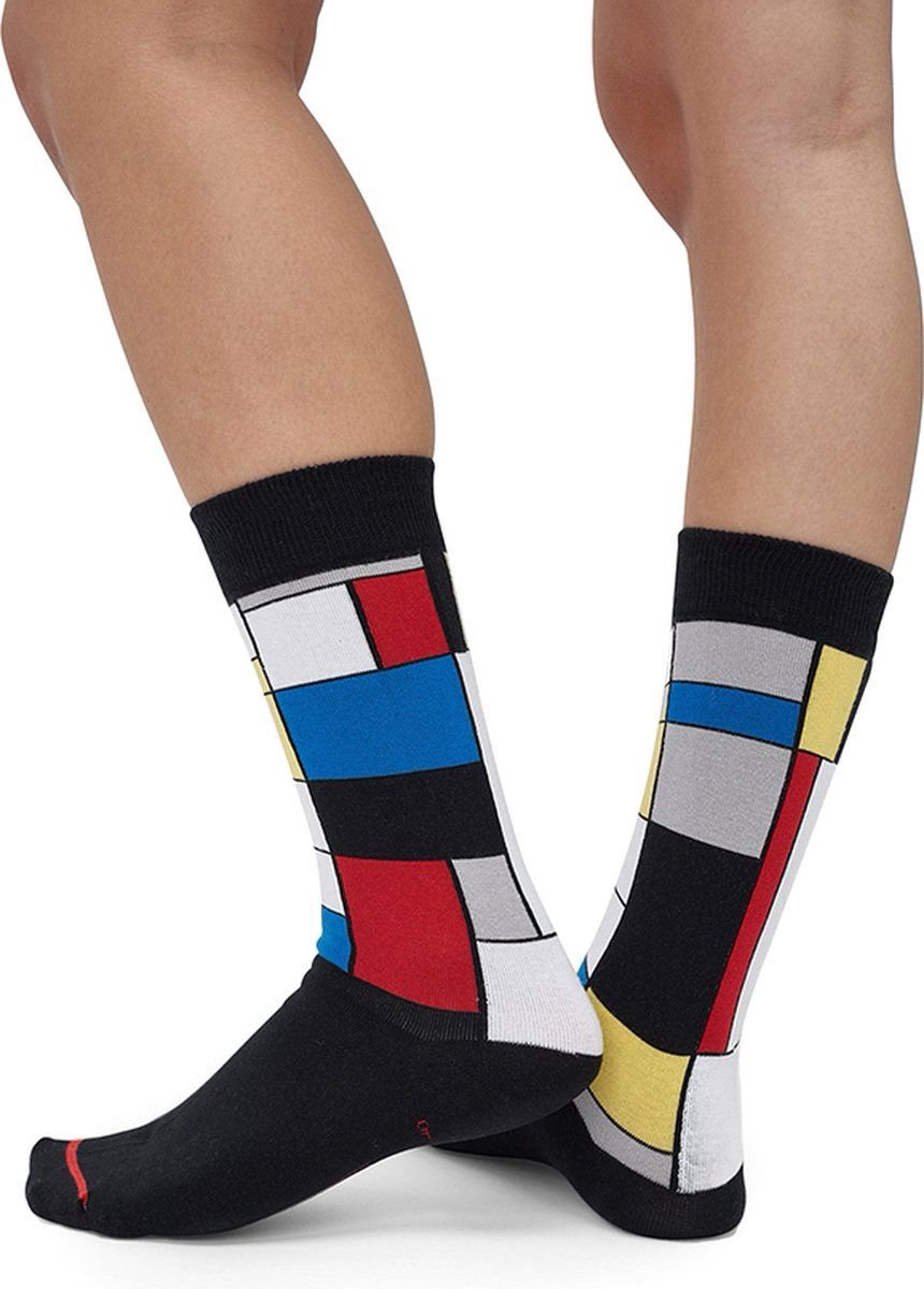 Kunst sokken - Piet Mondriaan