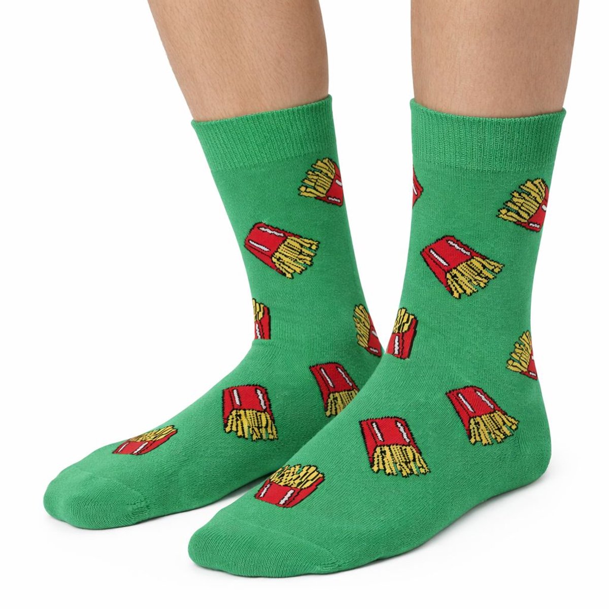 Sokken - Frietjes- Patroon 1 + 1 verassingdesing